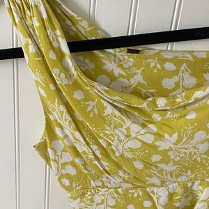 Cropped one shoulder free people top